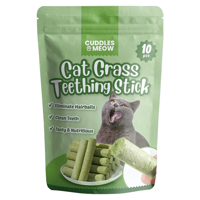 Cat Grass Teething Stick