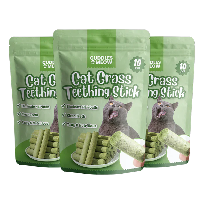 Cat Grass Teething Stick