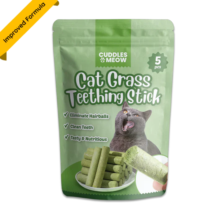 Cat Grass Teething Stick